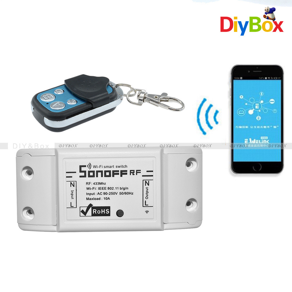 433Mhz Remote Control RF WiFi Wireless Home Smart Switch Module Socket