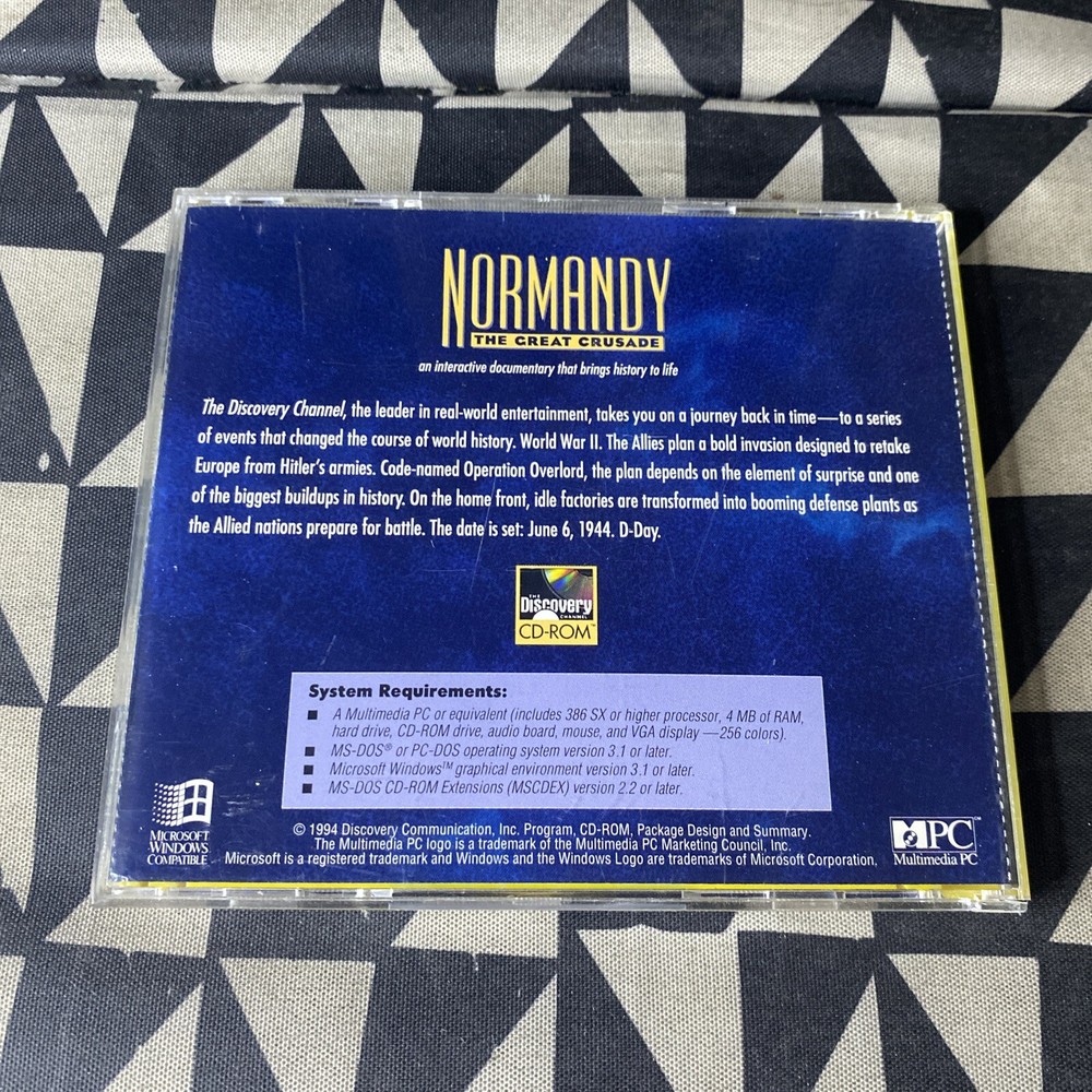Normandy The Great Crusade PC CD-ROM Discovery