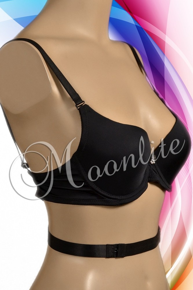 Magic Strap Converts Bras Into Low Back Bras Beige Black V Shape Back Converter