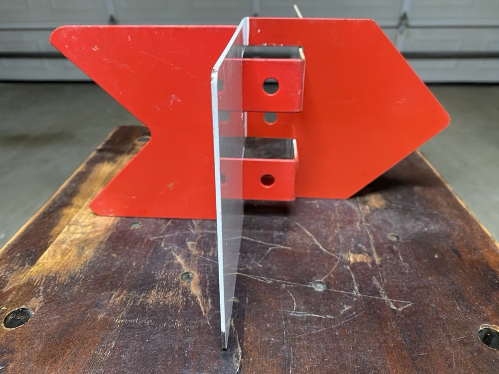 Original Railroad Switch Stand Target ( Metal )