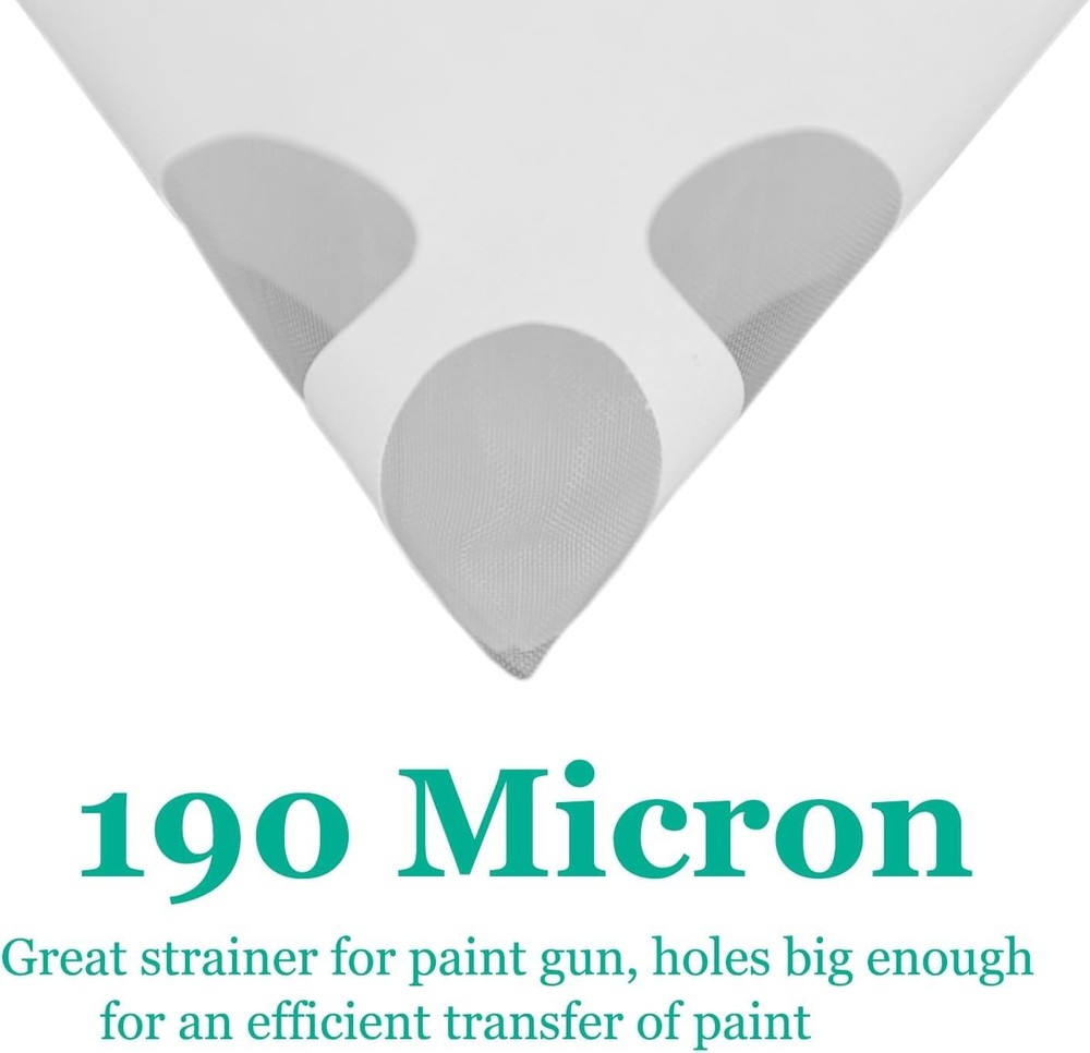 190 Micros Paint Cone Colanders Package of 100, Filter...