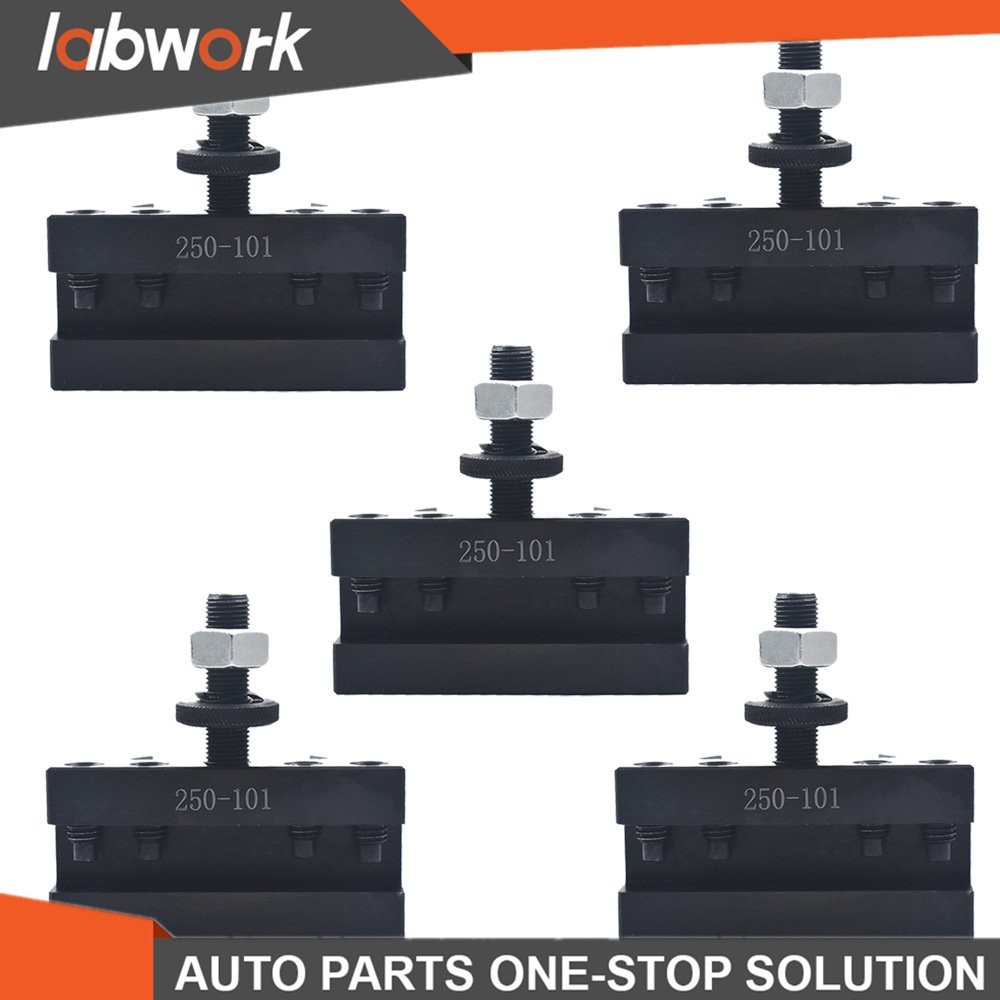 Labwork 5PCS AXA #1 250-101 Quick Change Tool Post Turning Facing Holder For CNC