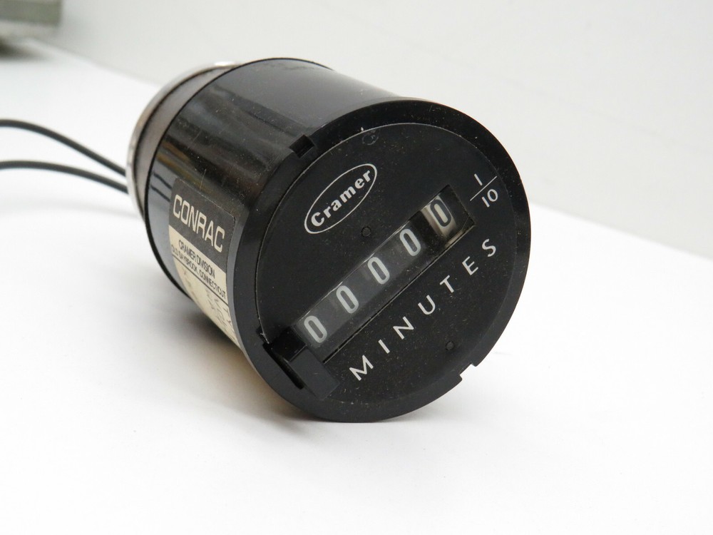 Conrac Type 636-AA Elapsed Time Indicator 115V 2.7W
