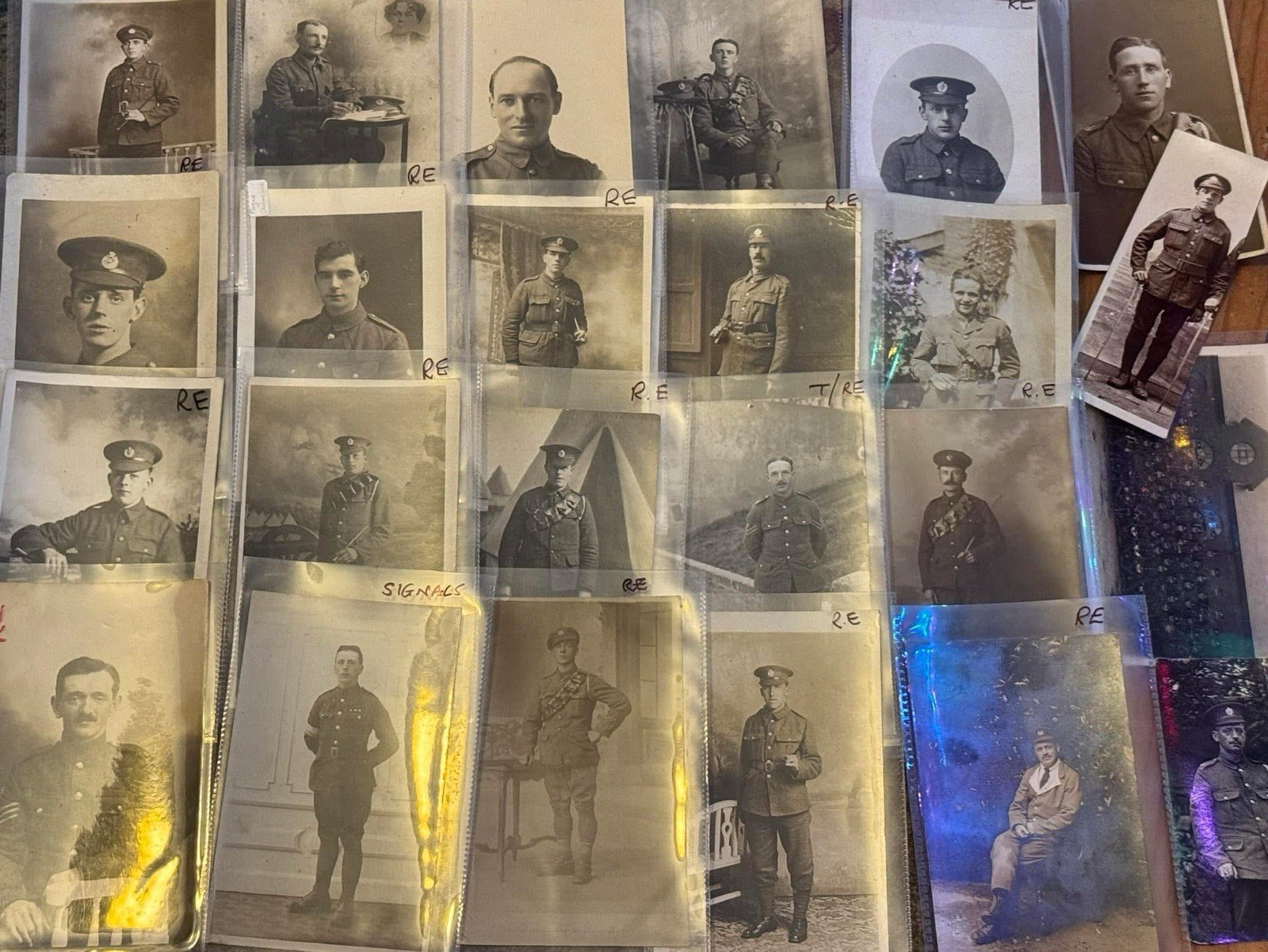 Collection of 24 x Original First World War Royal Engineers Postcards