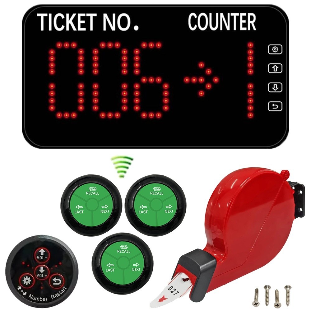 Queuing Wireless Calling System Restaurant Pager Customer Waiting Number System