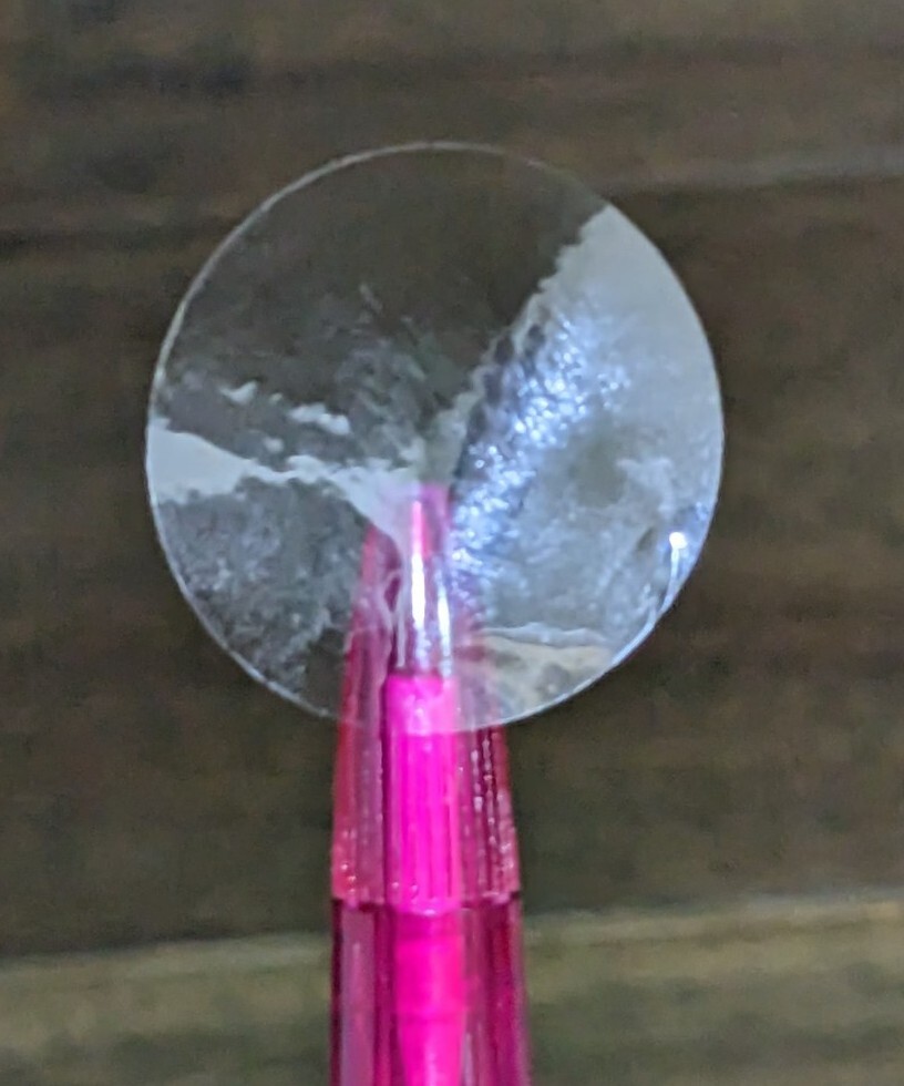 100 pcs Clear Transparent Retail Package Seals 1 INCH round Circle Seal Sticker