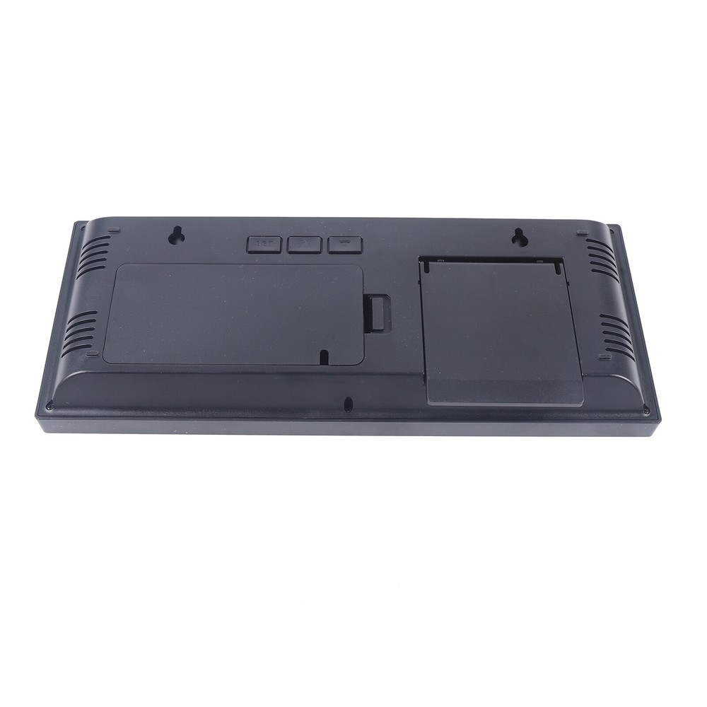 Digital Wall Clock Large Display with Time Date Temperature LED Digital