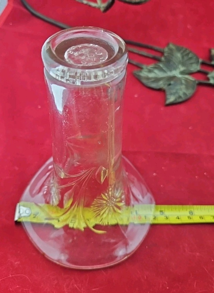 Original Antique Solid Copper Hummingbird Wall Sconce