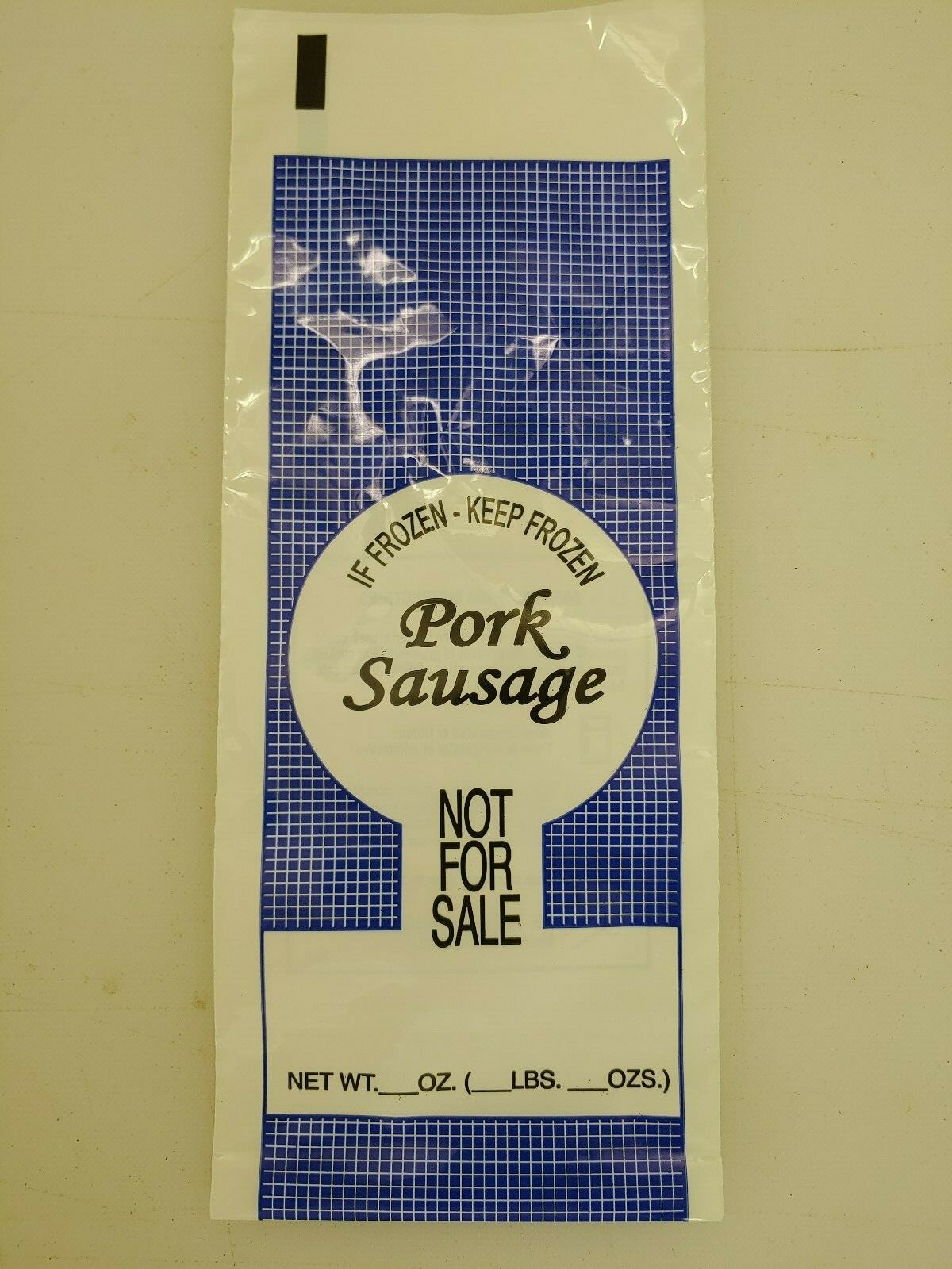 Poly Meat Bag - Pork Sausage 1lb Bags