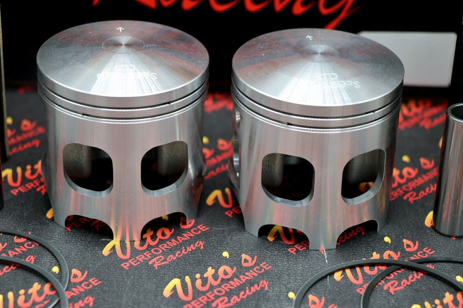 2 x Vito's Performance POWER PRO Banshee FORGED pistons +6hp 64.00 64mm 64.00mm