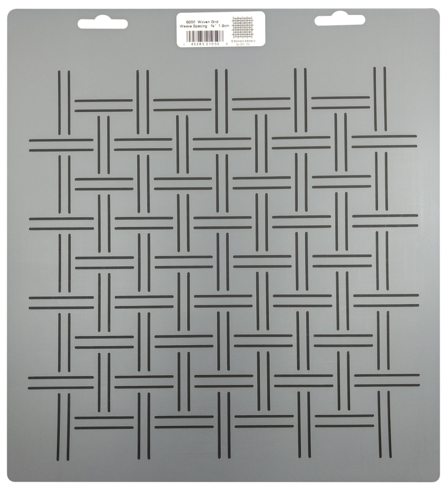 2 Grid Quilting Stencils Woven Grids Quilt Pattern Diamond Quilters Template