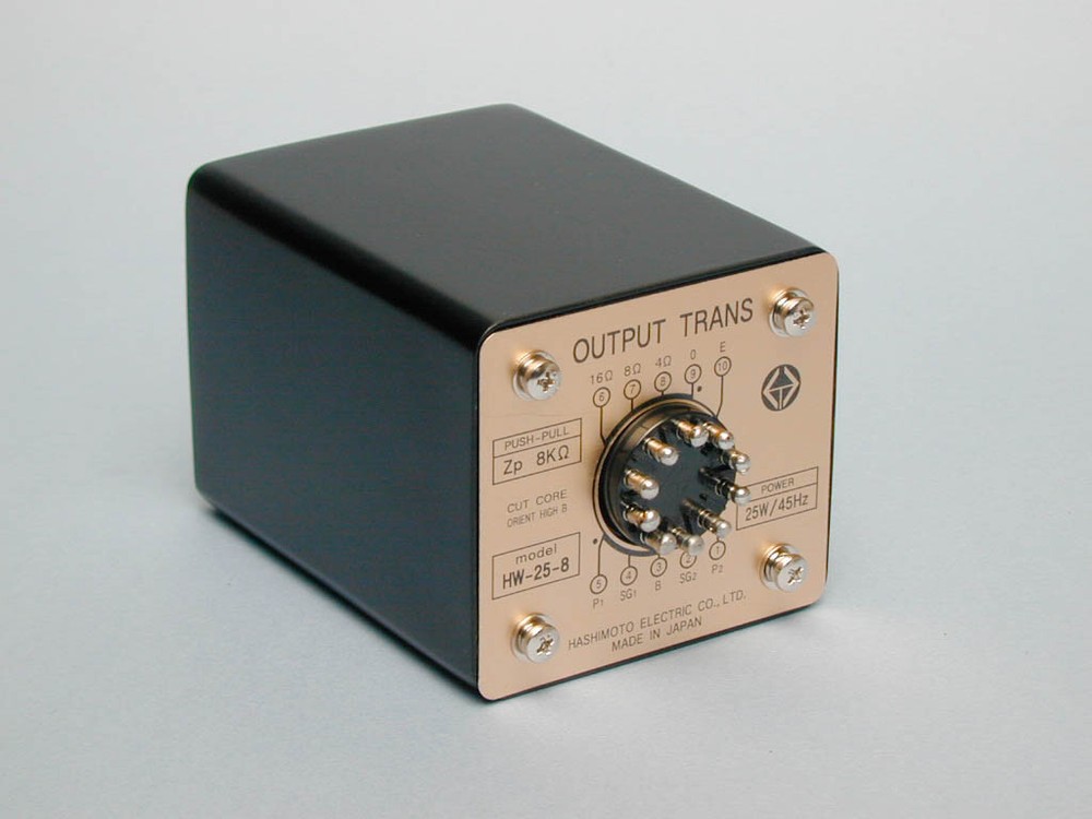 A pair: Hashimoto HW-25-8 (Sansui) Output Trans. 25W Push-Pull 8KΩ for 6V6, 6BQ5