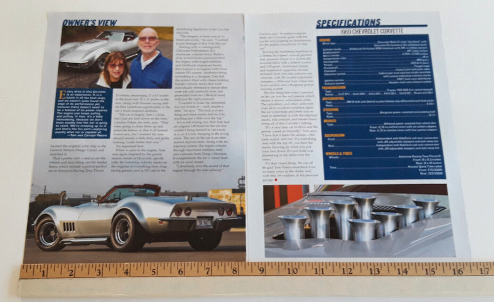 1969 CORVETTE - INGLESE FUEL INJECTION - ORIGINAL 2023 ARTICLE