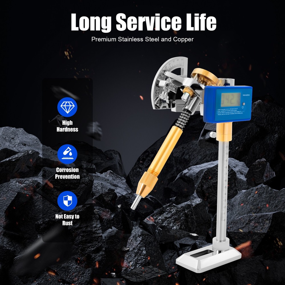 Digital Display Angle Manipulator Gem Faceting Machine Angle Polishing Handle