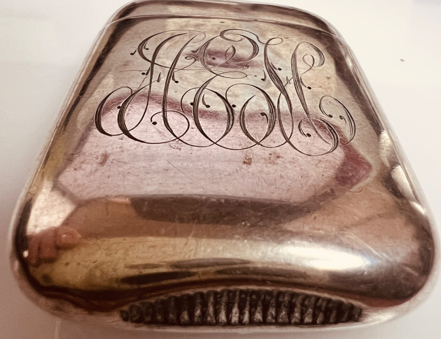 STERLING ODD FELLOWS VISTA CASE MATCH SAFE ART NOUVEAU GORGEOUS EXCELLENT NICE