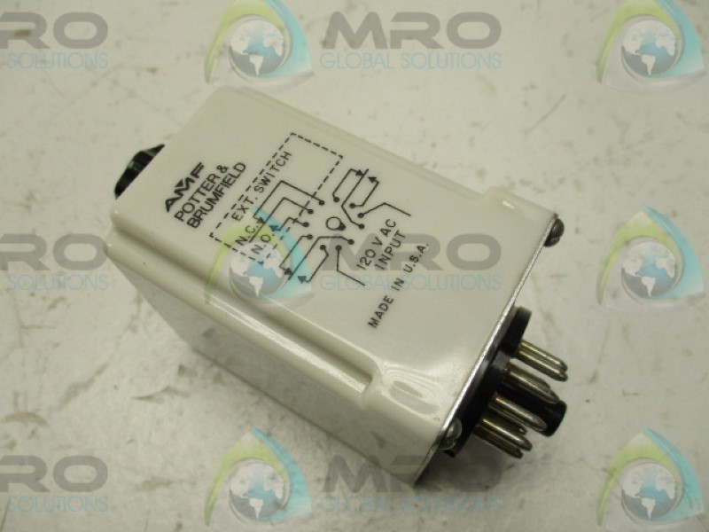 POTTER & BRUMFIELD CHB-38-7001 TIME DELAY RELAY NSNP