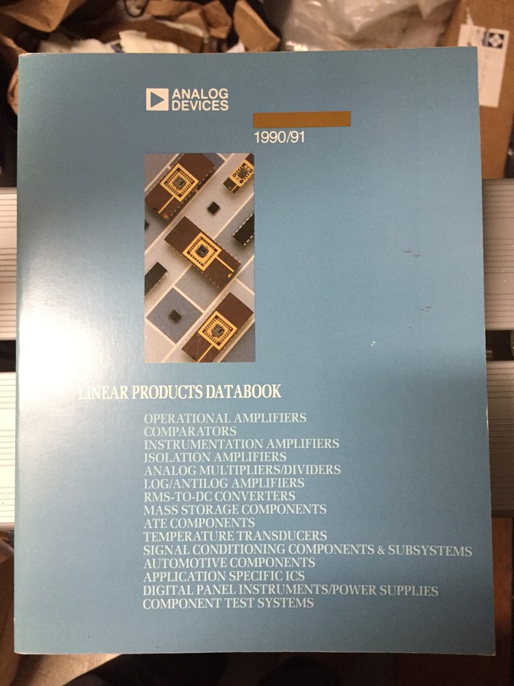 Data Book = Analog Devices Linear & Data Conversion Databooks 1989/1990/1991
