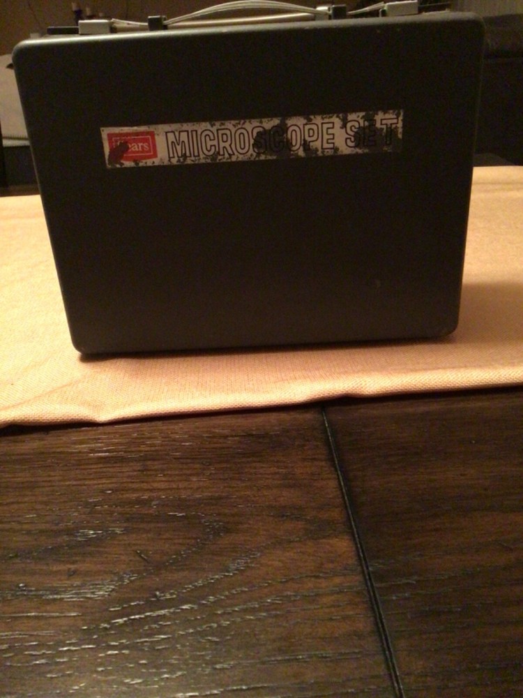 VINTAGE Sears Microscope Set 1200X Zoom Microscope *UNTESTED*