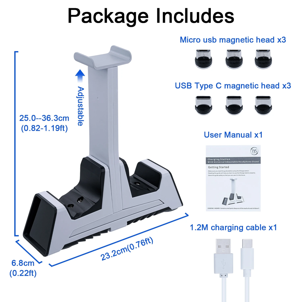 Multi Controller Charging Stand for the PS5/PS4/SWITCH PRO/XBOX ONE S/X/ELITE/SX