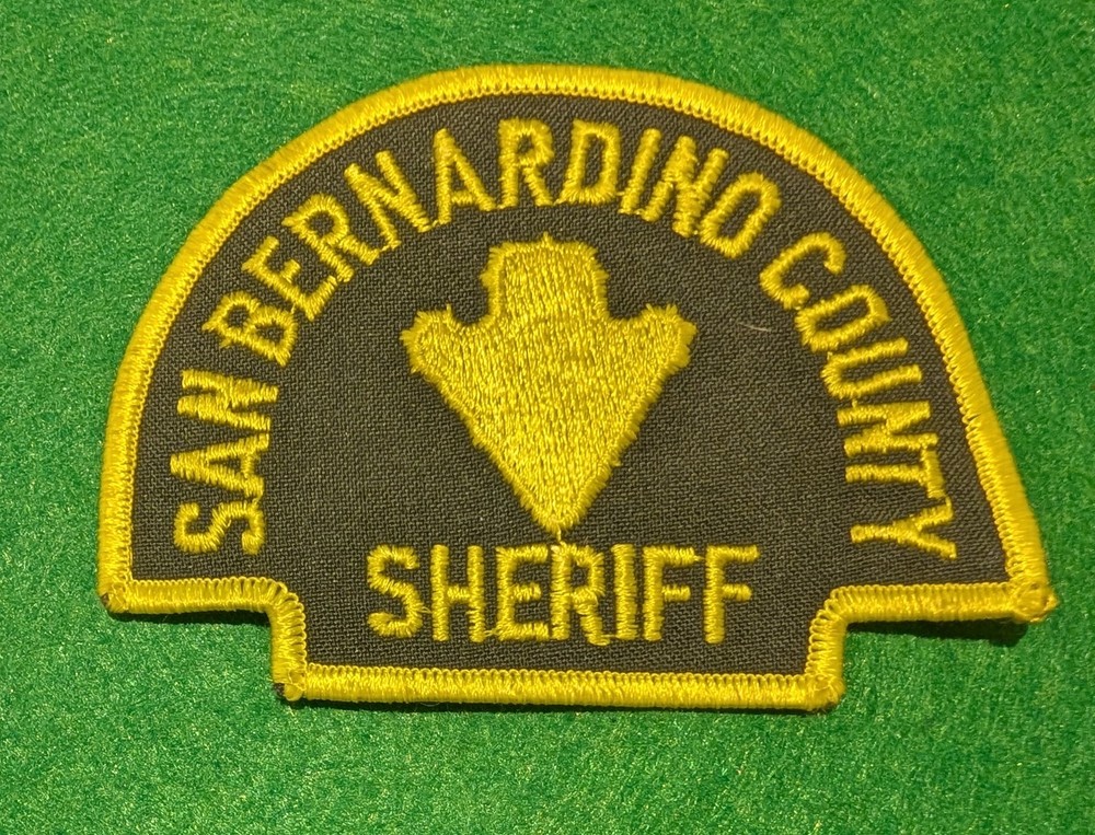 Vintage/obsolete US 70s/80s/90s San Bernardino Co. CA -  sheriff's dept  patch
