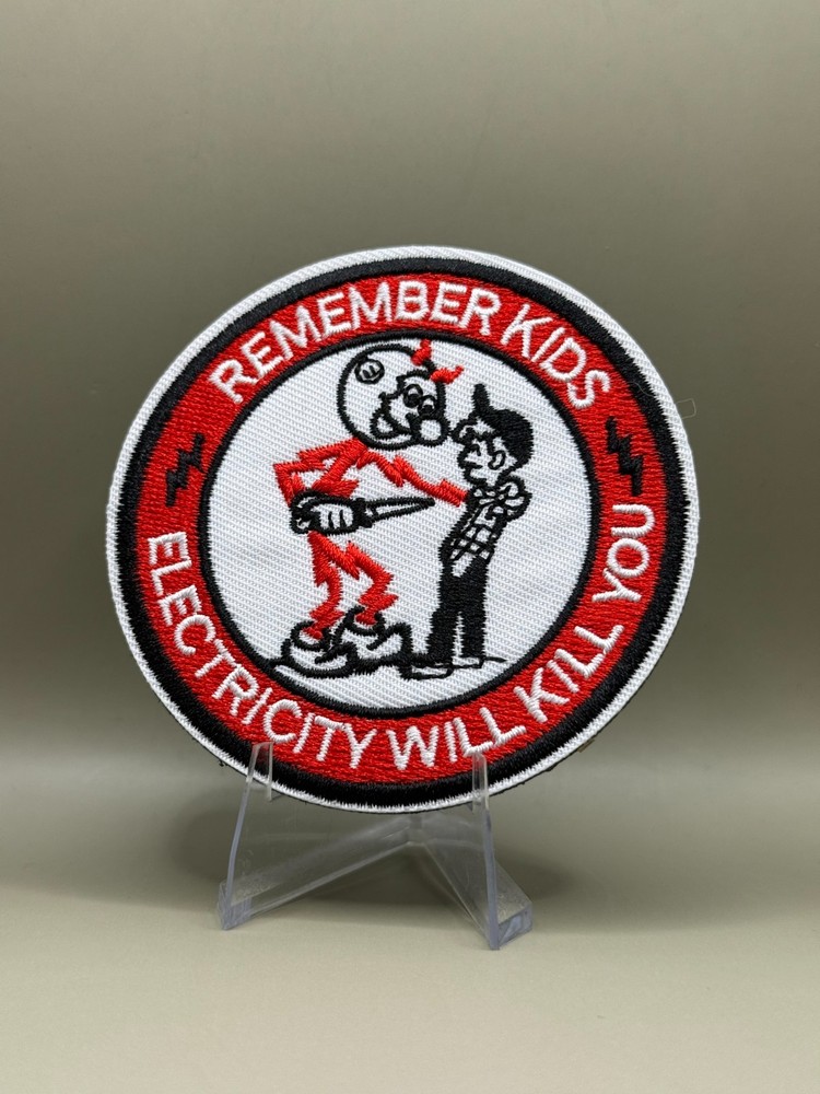 Tactical Morale Patch, Hook & Loop Military electricity will kill, funny work