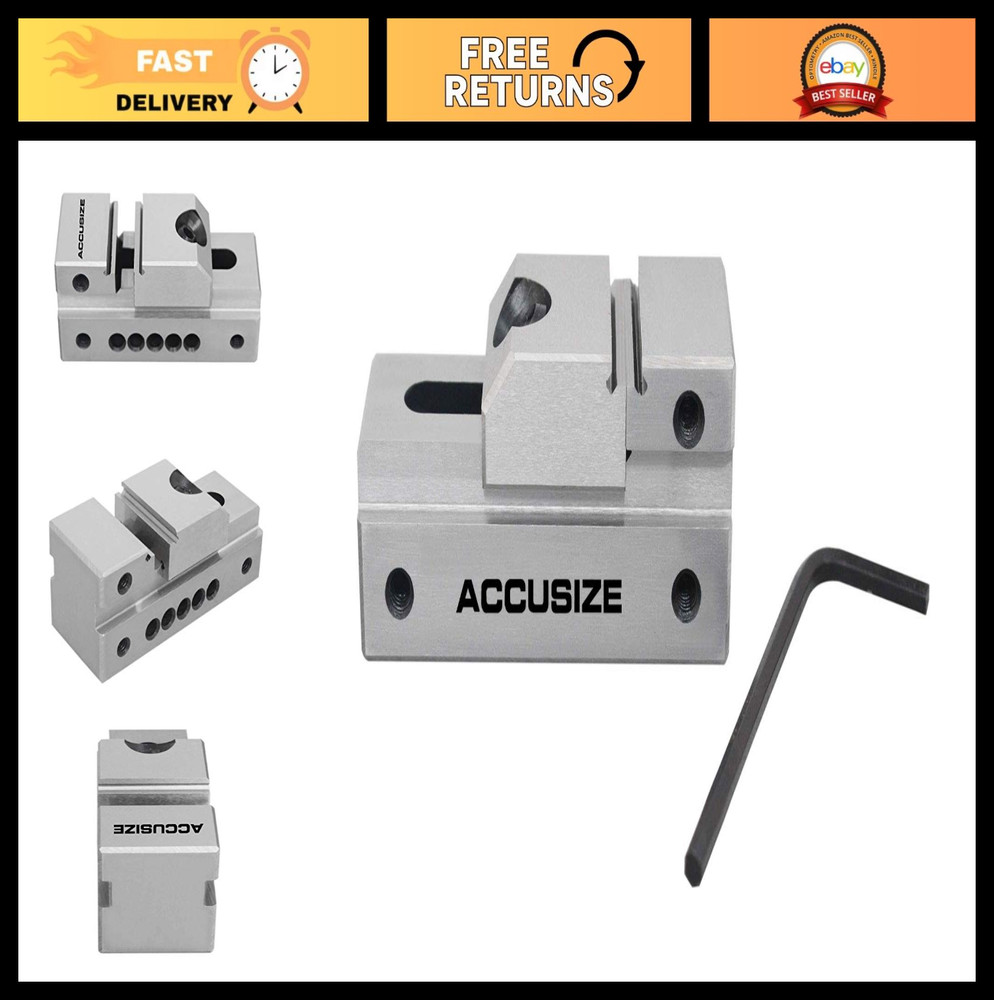 Mini Precision Toolmakers Insert Vise 1''/25mm - Industrial Machining Tool, High