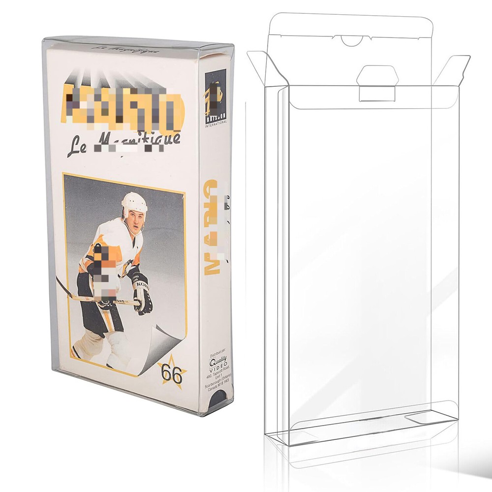 10x Box Protector Sleeves for Premium VHS Cassette Tape Protective Plastic Case