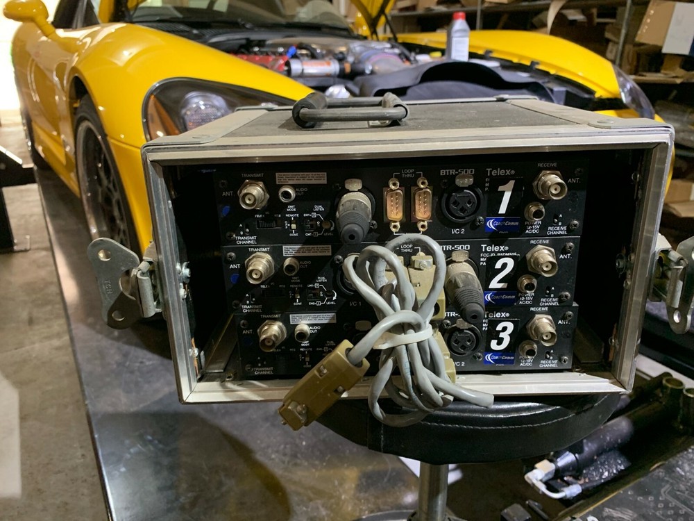 3 Telex Radiocom BTR500 Professional Wireless Intercoms System Base Station