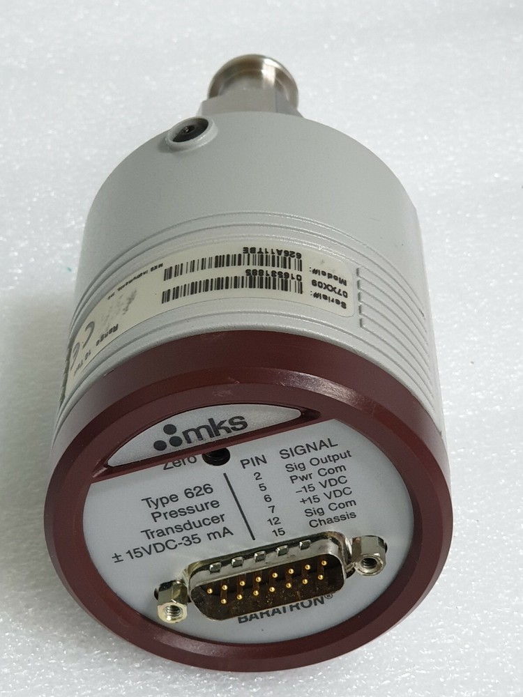MKS BARATRON 626A11TBE RANGE 10 TORR