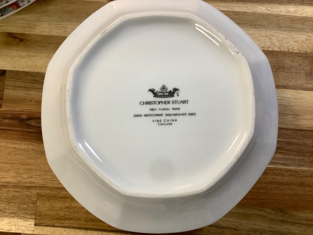Christopher Stuart Floral Park Y0021 Fine China Replacements
