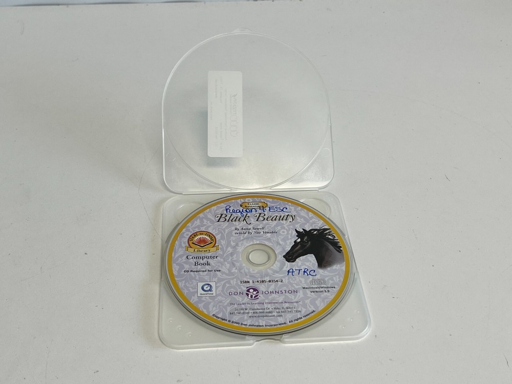 PP33: " Black Beauty"  Don Johnston Computer Book