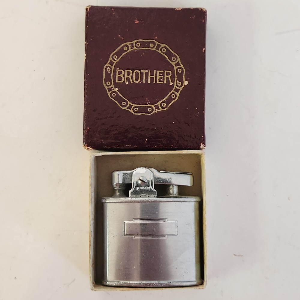 Ronson Vintage Silver Lighter Pre-Owned Untested Smoking Survival Camping