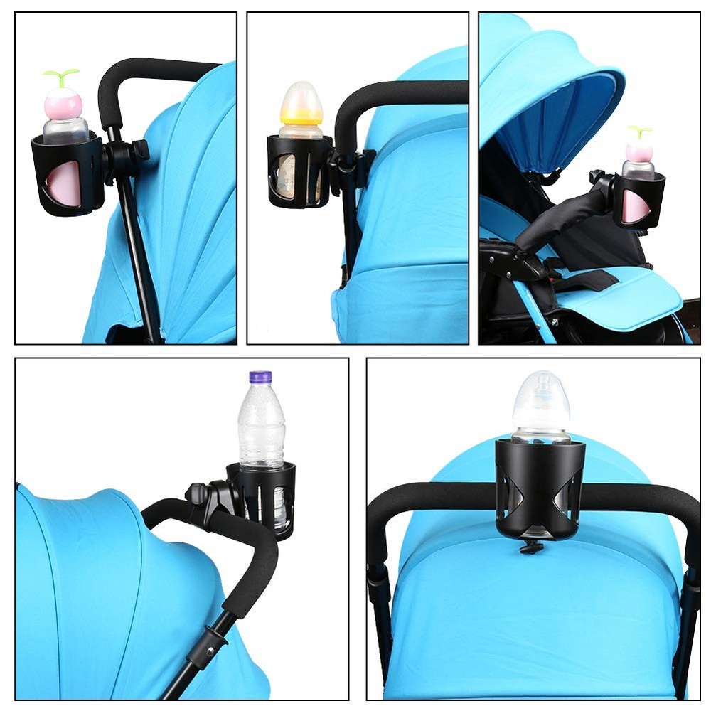 Accmor Universal Walker Cup Holder, Wheelchair 1* Black