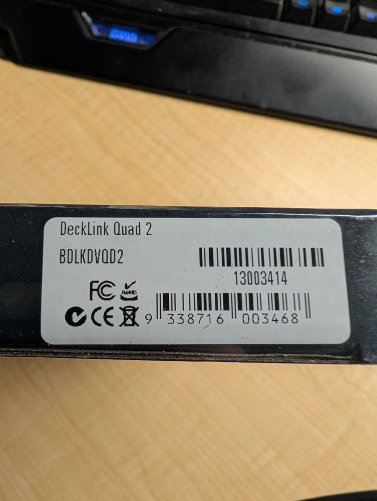 NEW Blackmagic Design DeckLink Quad 2 8-Channel 3G-SDI Capture & Playback Card
