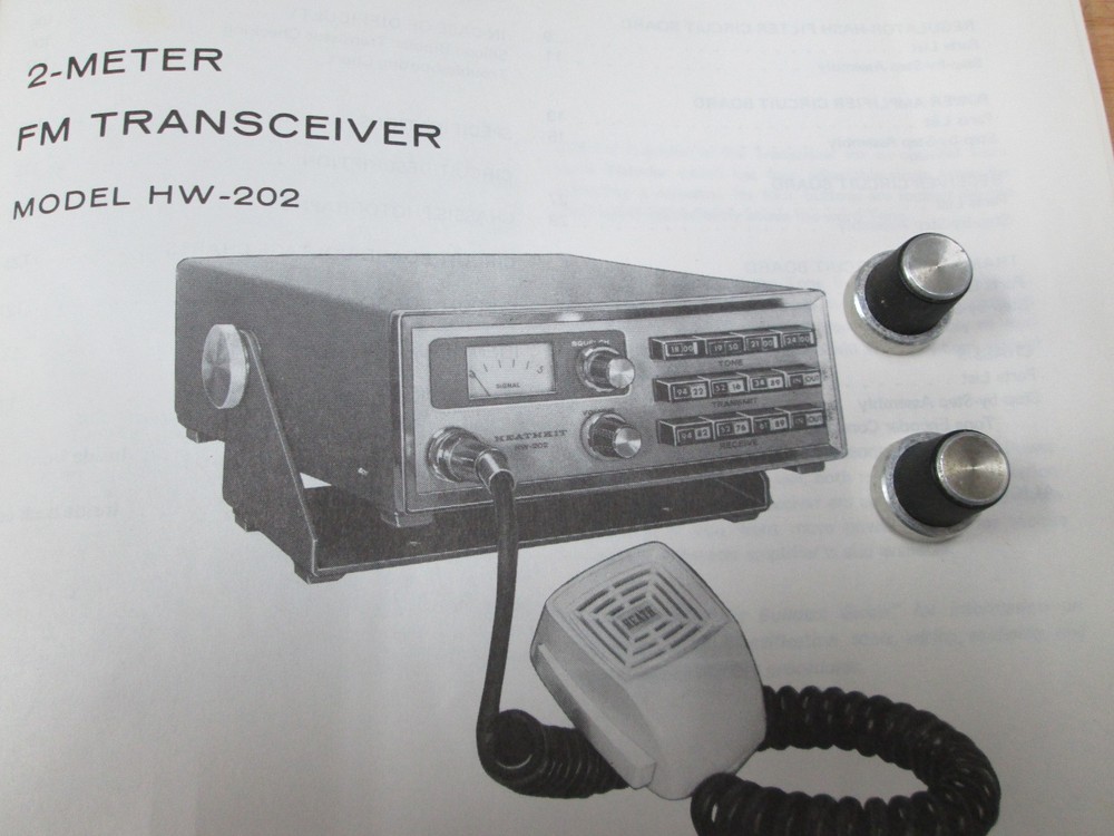 Heathkit HW-202 -VOLUME and SQUELCH KNOBS- Part# 462-2914 Ham Equipment