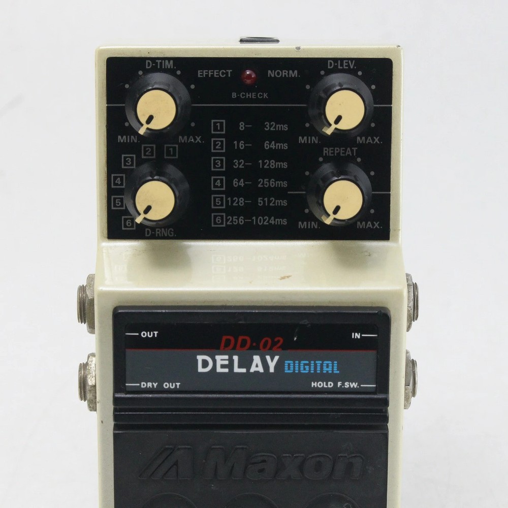 MAXON DD02 Digital Delay Pedal Guitar Effect Compact Vintage Condition
