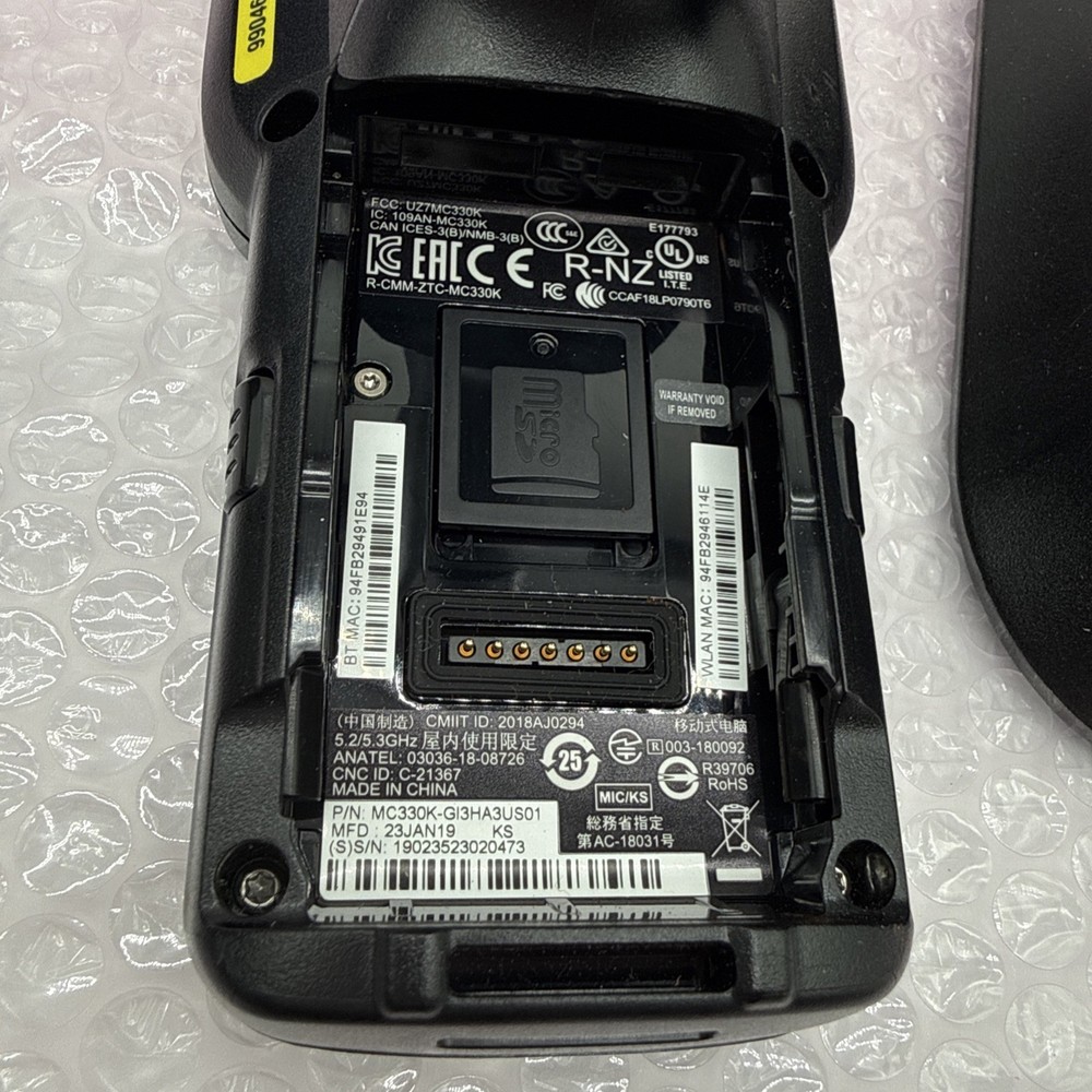 Zebra MC330K-GI3HA3US01 Mobile Computer Barcode Scanner Android8 2Gb/16GB MC3300