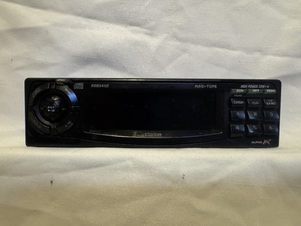 CLARION RDB545D FACE PLATE DETACHABLE