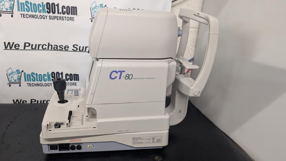Topcon CT-80 Computerized Tonometer - Missing Printer & Keypad Covers (As-Is)