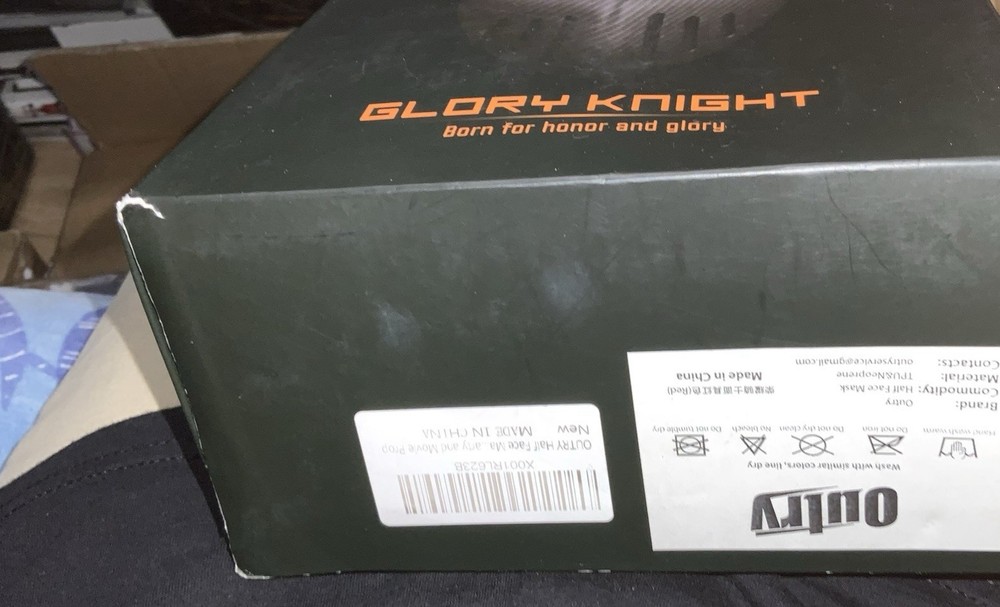 Glory Knight Airsoft Face Mask Red