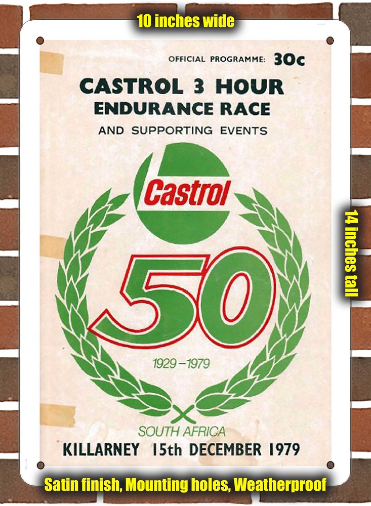 Metal Sign - 1979 Killarney Racing Program - 10x14 inches