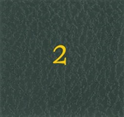 Scott Specialty Series Green Stamp Binder Label 2 Album / Slipcase Spine Number