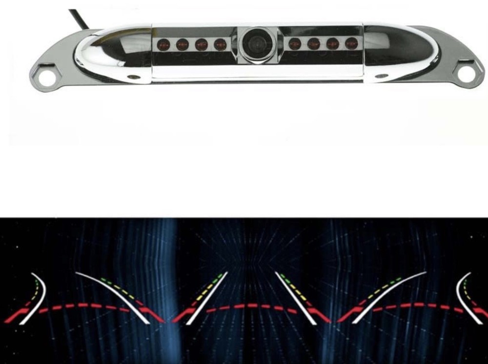 Chrome Active Guide Rear View Camera Parking Assist For JVC KWV340BT A1