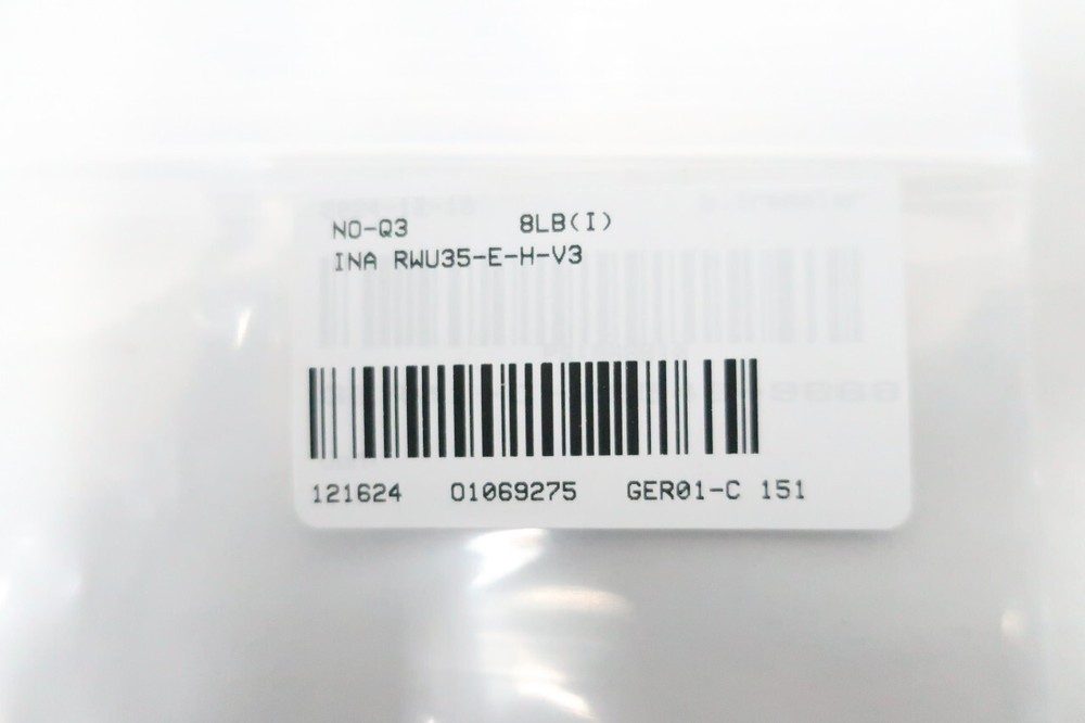 Ina RWU35-E-H-V3 Linear Guide Bearing W/ Rail
