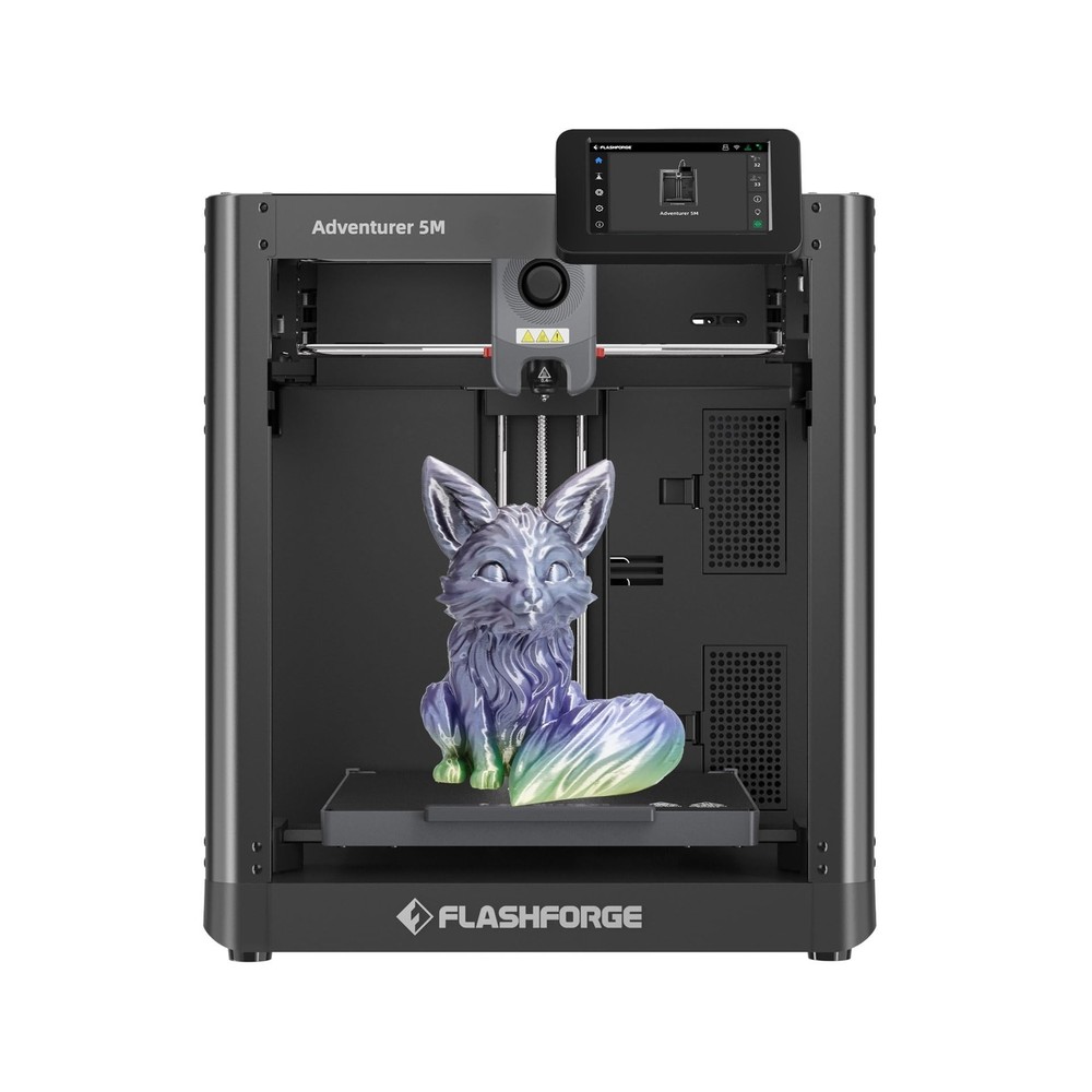 FLASHFORGE Adventurer 5M 3D Printer, 600mm/s Max High-Speed FDM 3D Printers w...