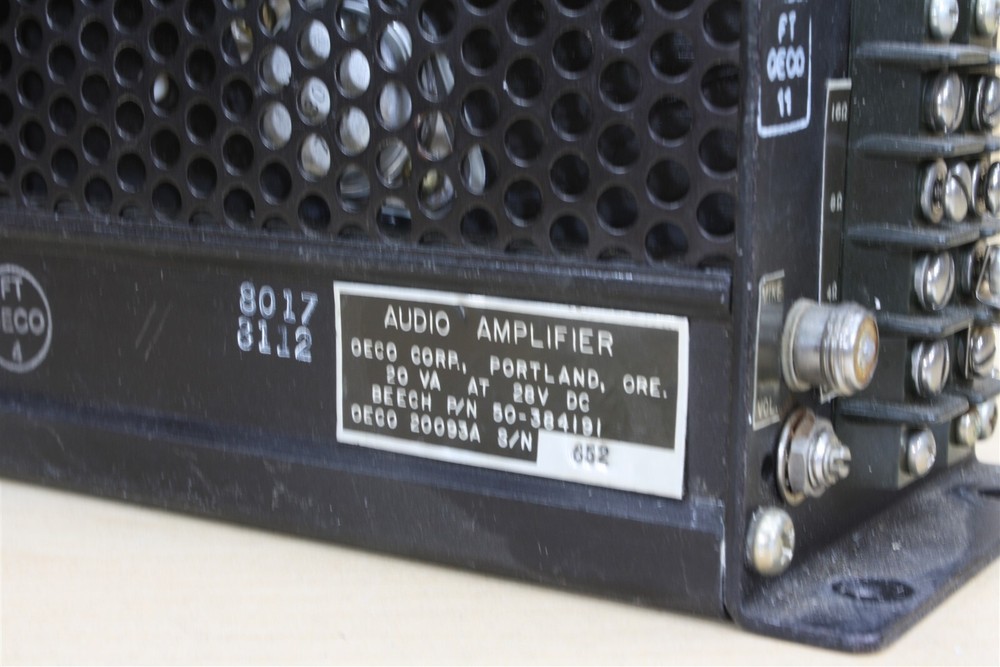 OECO Corp Audio Amplifier 20093A - Beech 50-384191