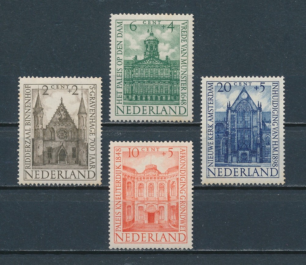Netherlands  B185-8 MLH, Historic Buildings, 1948