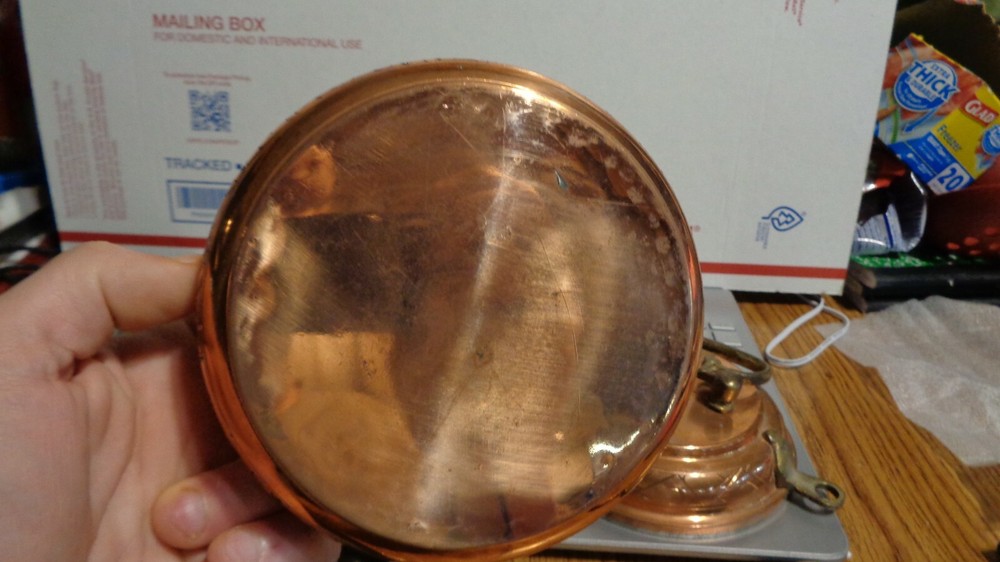 VINTAGE INDIA MIDDLE EASTERN BRASS COPPER STACKING LUNCHBOX