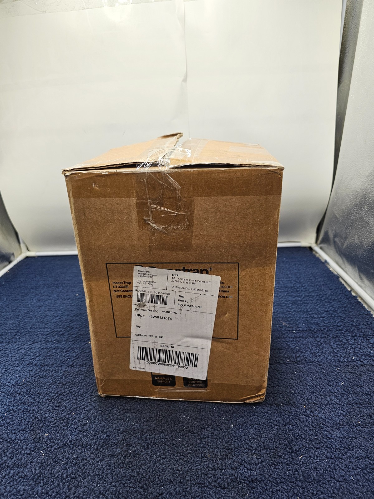 DYNATRAP DT1130SR: 1/2 Acre LED Mosquito And Flying Insect Trap 120V 60Hz 5.5W