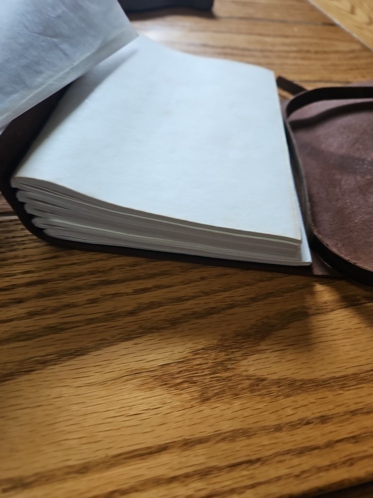 Classic Leather Diary - Leather Diary With Belt Lock - Brown